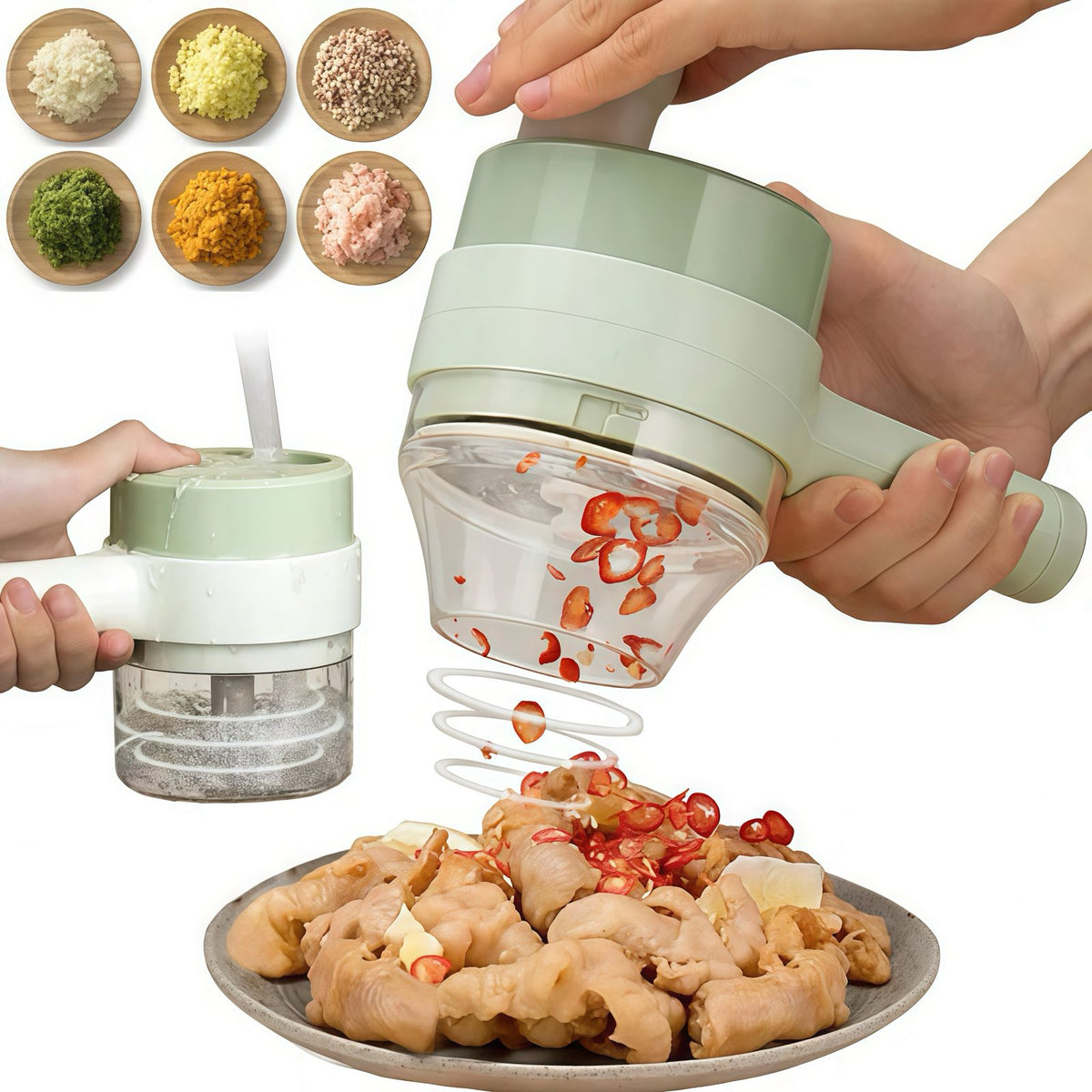5-in-1 Rechargeable Handheld Chopper