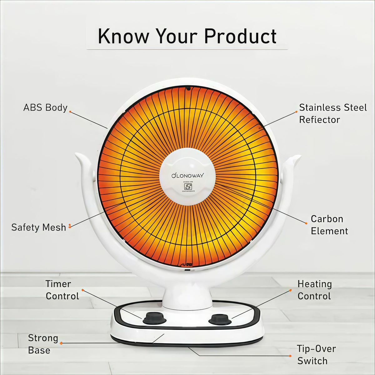 Sun Carbon Heater CH 4414 TS