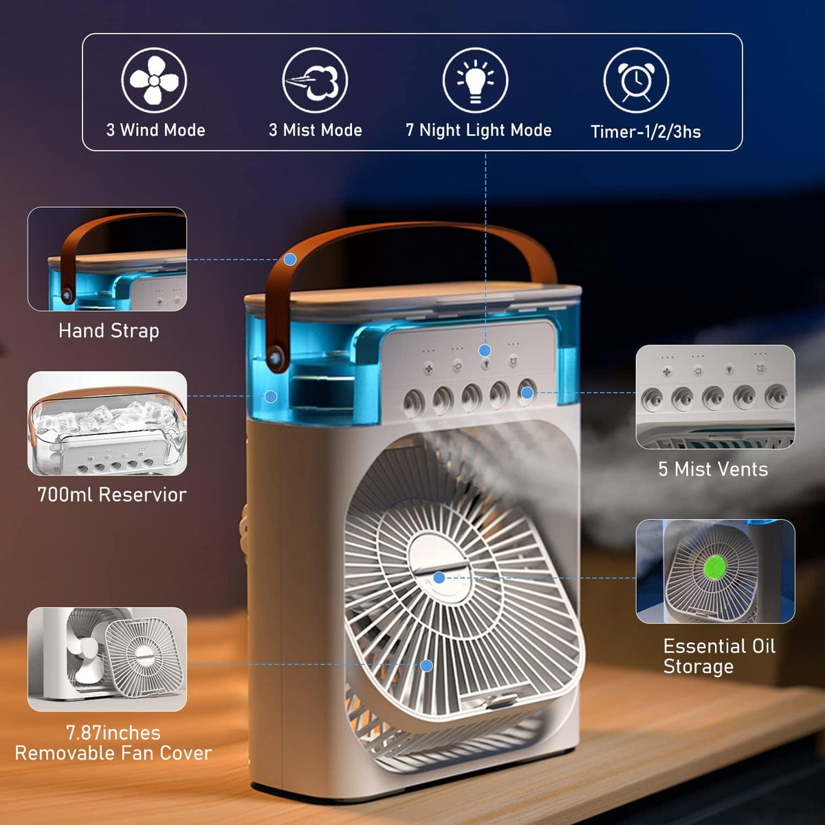 3 in 1 Portable Air Cooler