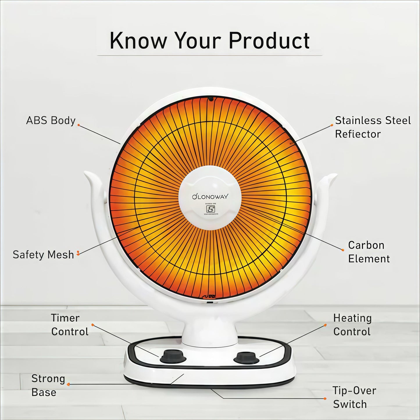 Sun Carbon Heater CH 4414 TS
